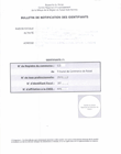 Bulletin de notification
