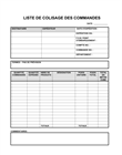 Liste de colisage 